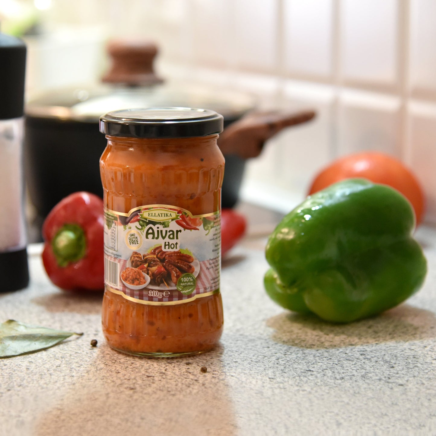 ELLATIKA Bulgarian Sauces - Ajvar Hot, 310g