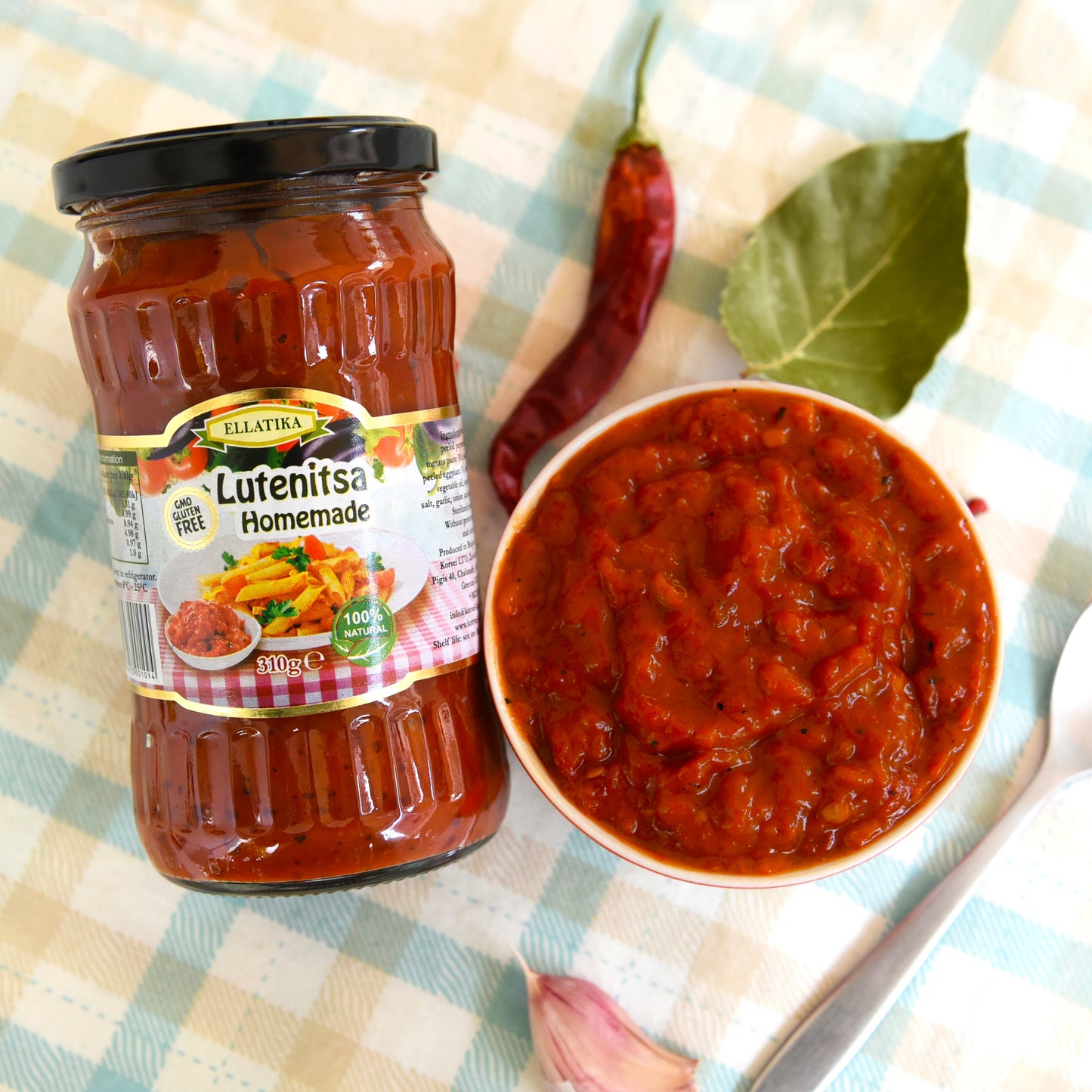 ELLATIKA Bulgarian Sauces - Lutenitsa Homemade, 310g