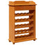 Wine Rack 35.4 x 23.6 x 11.8 in Solid Wood Pine