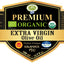KORVEL Greek Extra Virgin Olive Oil Organic Premium PDO Kalamata, black Amphora 16.9 fl oz - 6 pack