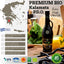 KORVEL Greek Extra Virgin Olive Oil Organic Premium PDO Kalamata, black Amphora 16.9 fl oz - 6 pack