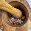 Olive Wood Rustic Mortar and Pestle