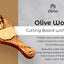 Original Olive Wood Cutting Board with Handle