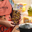 KORVEL Greek Olives - Kalamata-Halkidiki with Oregano - set of two packs 2 x 0.55 lb - 1.1 lb